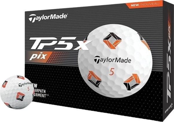TaylorMade TaylorMade TP5x Pix 3.0 Golf Balls White