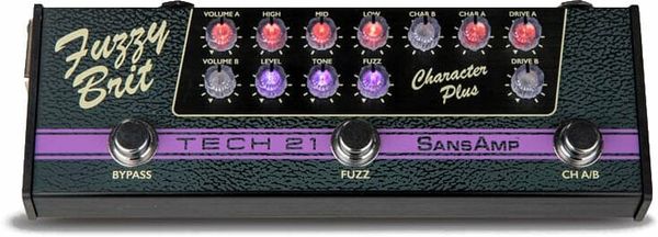 Tech 21 Tech 21 SansAmp Character Plus Series Fuzzy Brit Kitarski multiefekt