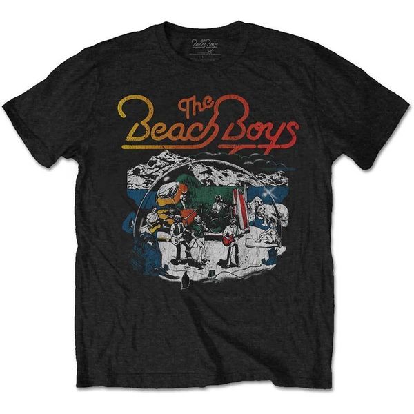 The Beach Boys The Beach Boys Majica Live Drawing Unisex Black L