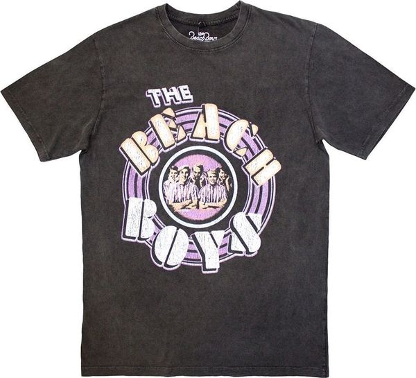 The Beach Boys The Beach Boys Majica Vintage Photo Stone Wash Unisex Charcoal Grey M