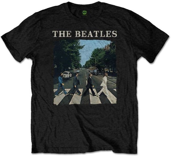 The Beatles The Beatles Majica Abbey Road & Logo Unisex Black 2XL