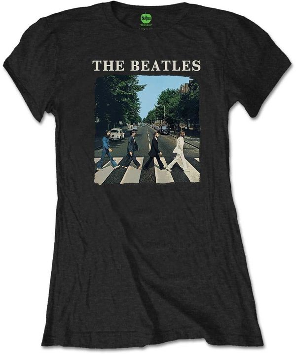 The Beatles The Beatles Majica Abbey Road & Logo Womens Black S