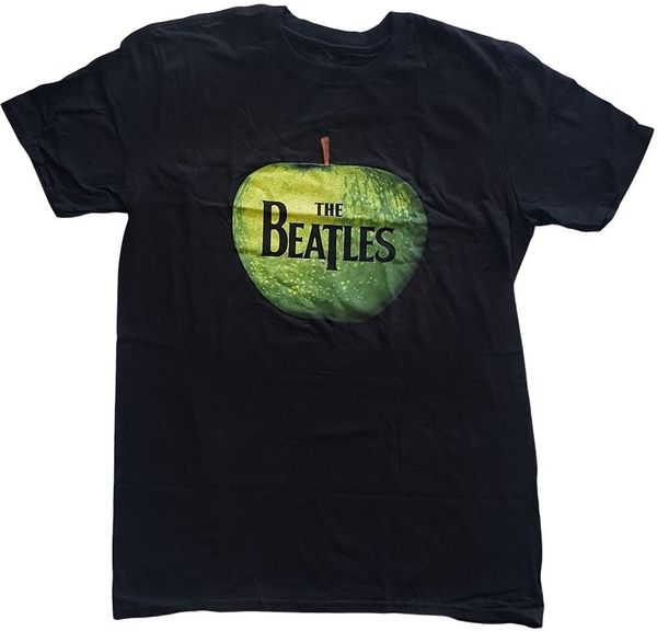 The Beatles The Beatles Majica Apple Logo Unisex Black 2XL