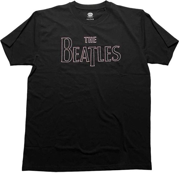 The Beatles The Beatles Majica Drop T Embroidered Unisex Black 2XL