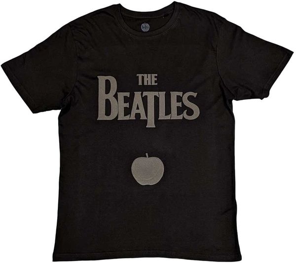 The Beatles The Beatles Majica Drop T Logo & Apple Unisex Black 2XL