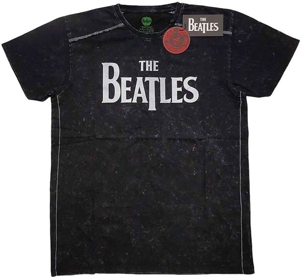 The Beatles The Beatles Majica Drop T Logo Snow Wash Unisex Black M