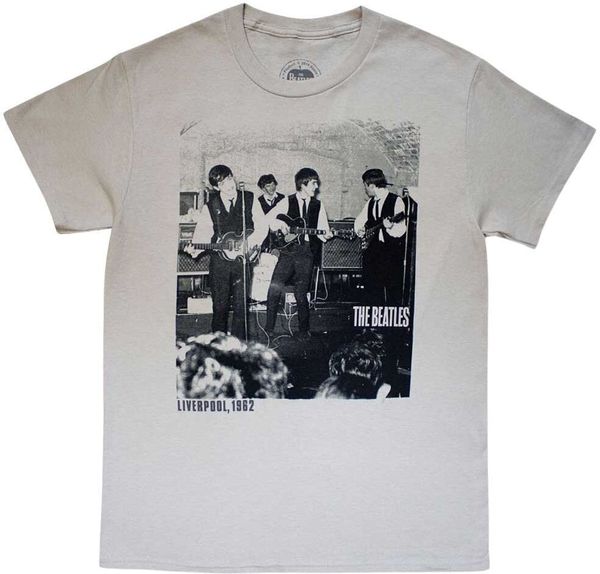 The Beatles The Beatles Majica The Cavern 1962 Unisex Silver Grey L