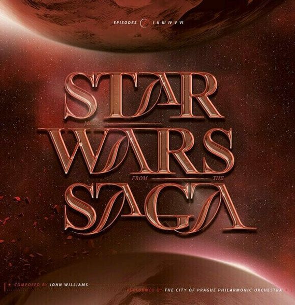 The City Of Prague The City Of Prague - Star Wars Saga (Deluxe Edition) (Transparent Red Coloured) (2LP)