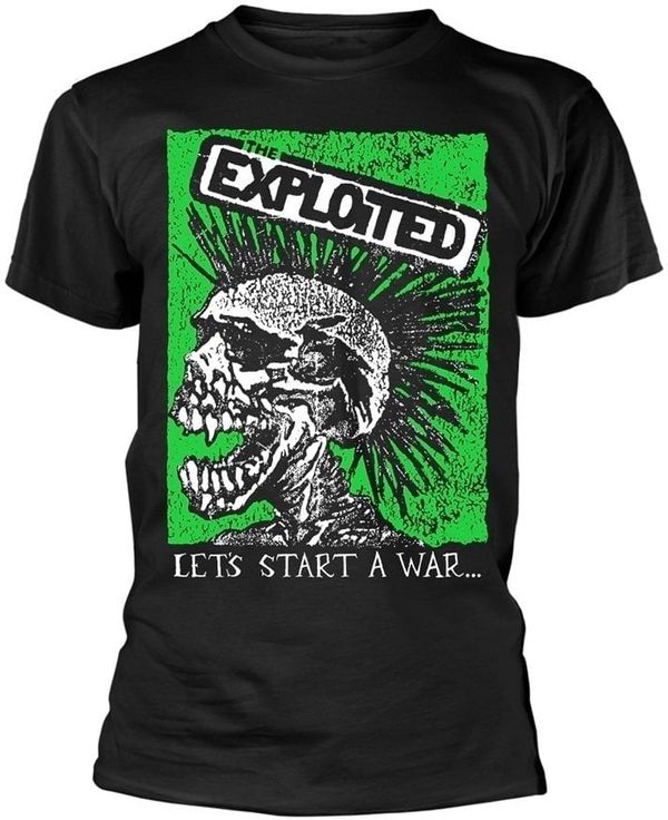 The Exploited The Exploited Majica Let's Start A War Black L