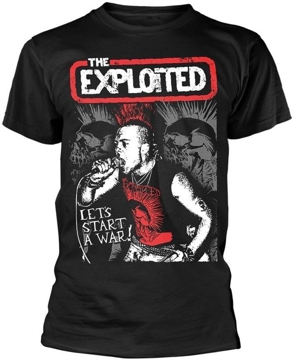 The Exploited The Exploited Majica Let's Start A War Black M