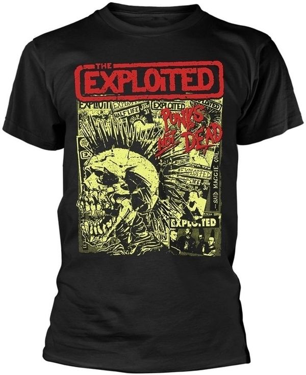 The Exploited The Exploited Majica Punks Not Dead Black L