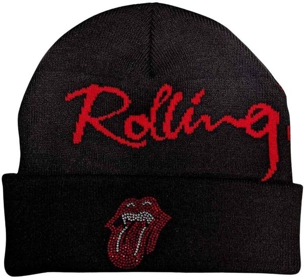 The Rolling Stones The Rolling Stones Kapa Embellished Classic Tongue Black