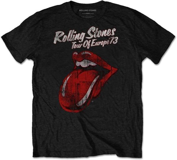 The Rolling Stones The Rolling Stones Majica 73 Tour Unisex Black 2XL