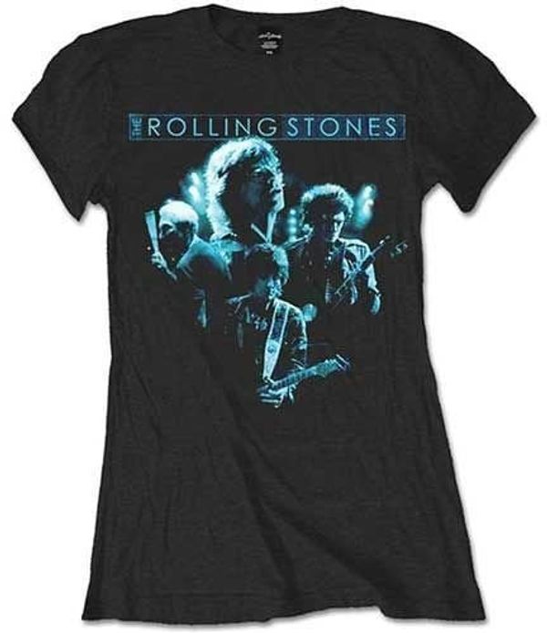 The Rolling Stones The Rolling Stones Majica Band Glow Womens Black 2XL