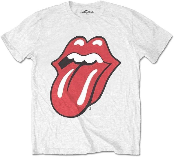 The Rolling Stones The Rolling Stones Majica Classic Tongue Unisex White 2XL