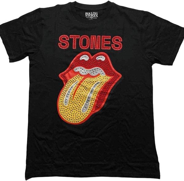 The Rolling Stones The Rolling Stones Majica Dia Tongue Unisex Black 2XL