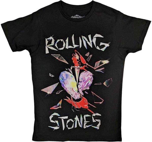 The Rolling Stones The Rolling Stones Majica Hackney Diamonds Heart Unisex Black S
