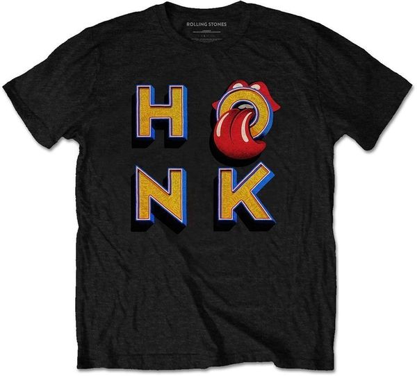 The Rolling Stones The Rolling Stones Majica Honk Letters Unisex Black 2XL