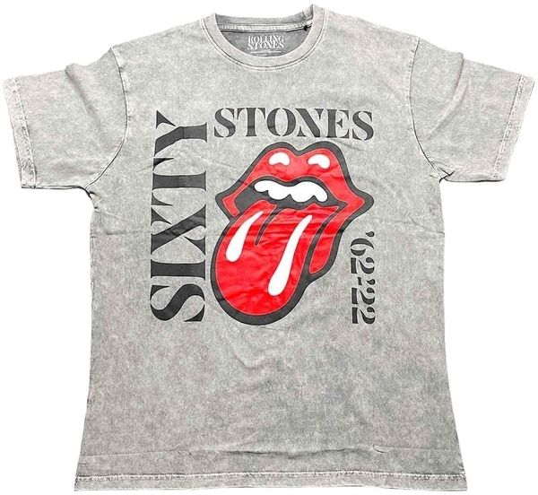 The Rolling Stones The Rolling Stones Majica Sixty Vertical Unisex Grey M