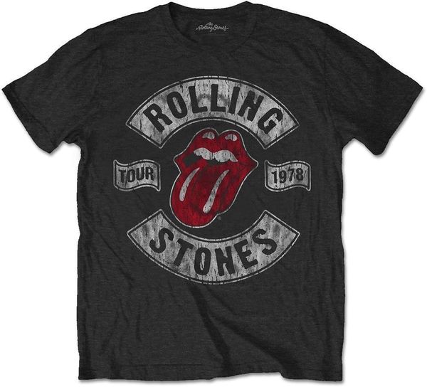 The Rolling Stones The Rolling Stones Majica US Tour 1978 Unisex Black L