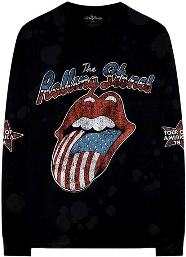 The Rolling Stones The Rolling Stones Majica US Tour '78 Unisex Black 2XL