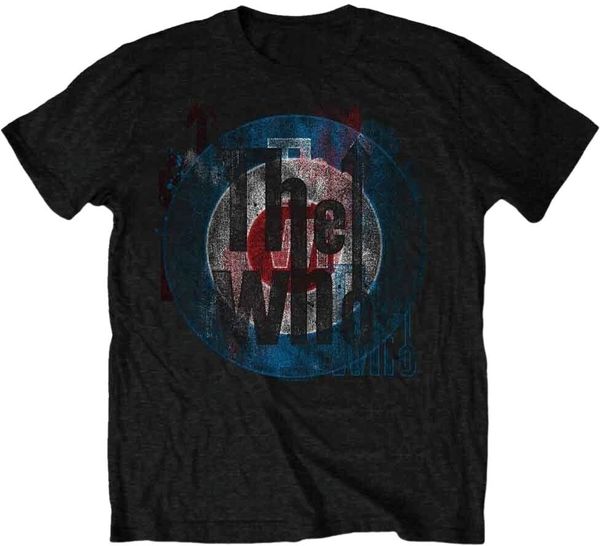 The Who The Who Majica Target Texture Unisex Black 2XL