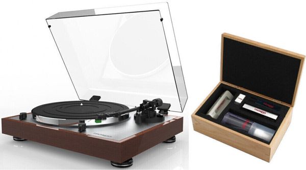 Thorens Thorens TD 402 DD Walnut Cleaning SET Walnut-Gloss