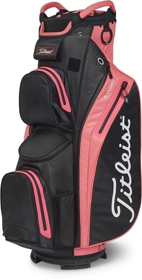 Titleist Titleist Cart 14 StaDry Black/Candy/Pink Golf torba Cart Bag