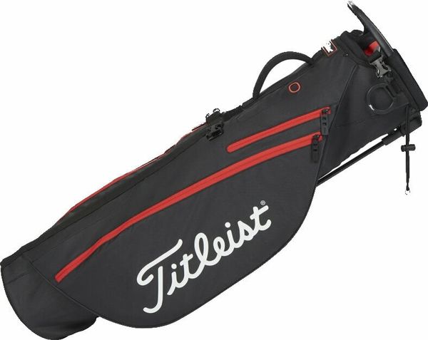 Titleist Titleist Premium Carry Bag Black/Black/Red Golf torba Stand Bag