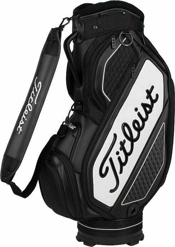 Titleist Titleist Tour Series Midsize Black/White Golf torba Cart Bag