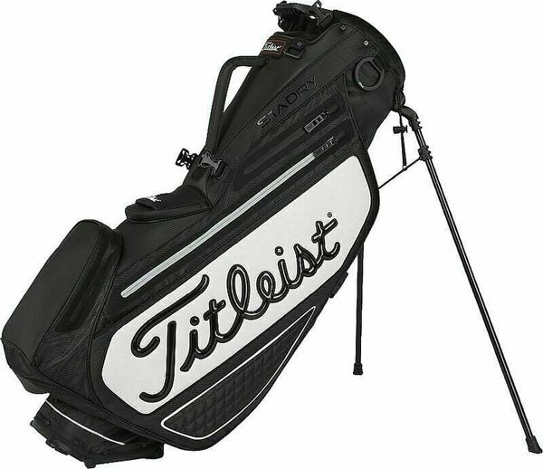 Titleist Titleist Tour Series Premium StaDry Black/Black/White Golf torba Stand Bag