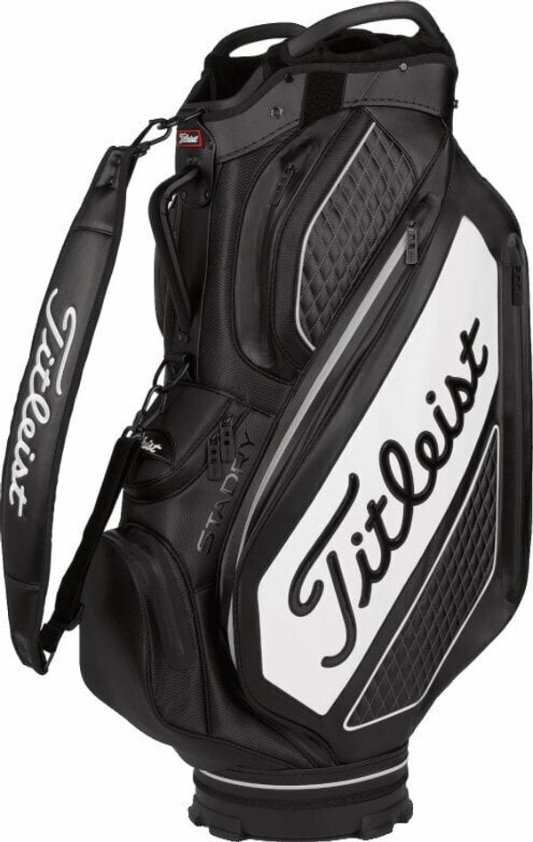 Titleist Titleist Tour Series Premium StaDry Cart Black/White Golf torba Cart Bag