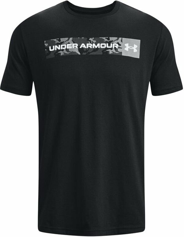 Under Armour Under Armour Men's UA Camo Chest Stripe Short Sleeve Black/White 2XL Fitnes majica