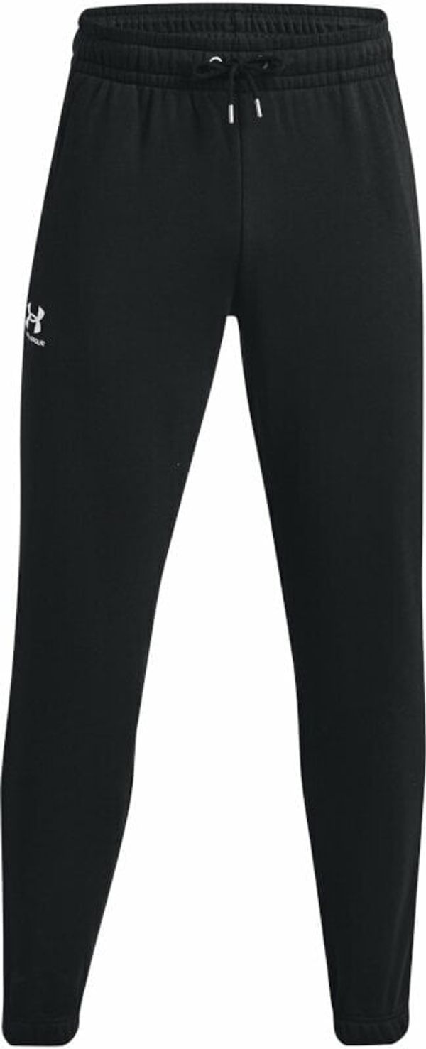 Under Armour Under Armour Men's UA Essential Fleece Joggers Black/White XL Fitnes hlače