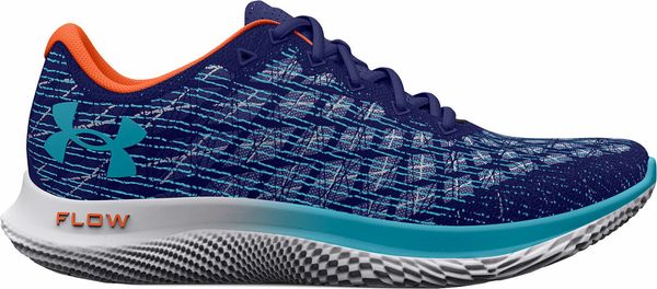 Under Armour Under Armour Men's UA Flow Velociti Wind 2 Sonar Blue/Citrus Blast/Blue Surf 44 Cestna tekaška obutev