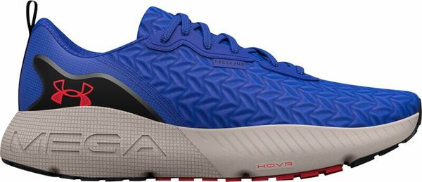 Under Armour Under Armour Men's UA Hovr Mega 3 Clone Versa Blue/Ghost Gray/Bolt Red 41 Cestna tekaška obutev