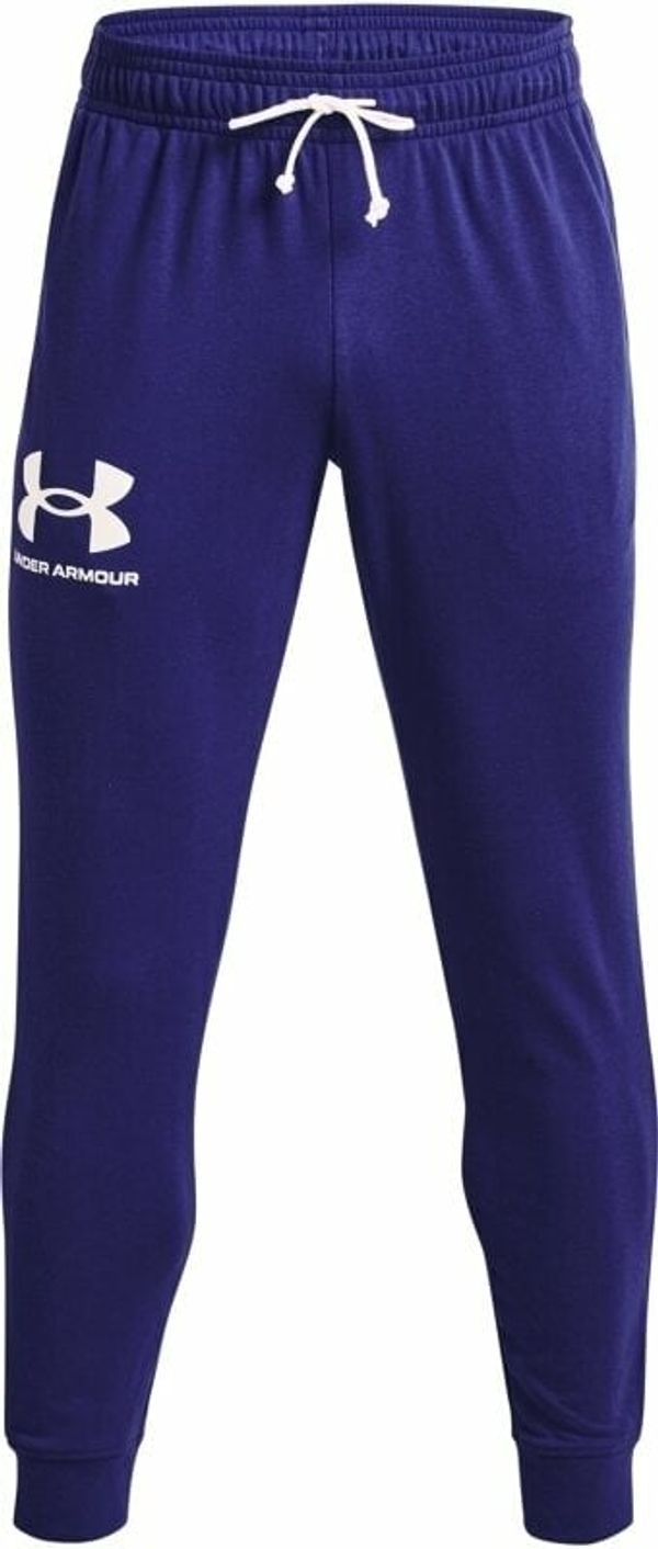 Under Armour Under Armour Men's UA Rival Terry Joggers Sonar Blue/Onyx White S Fitnes hlače