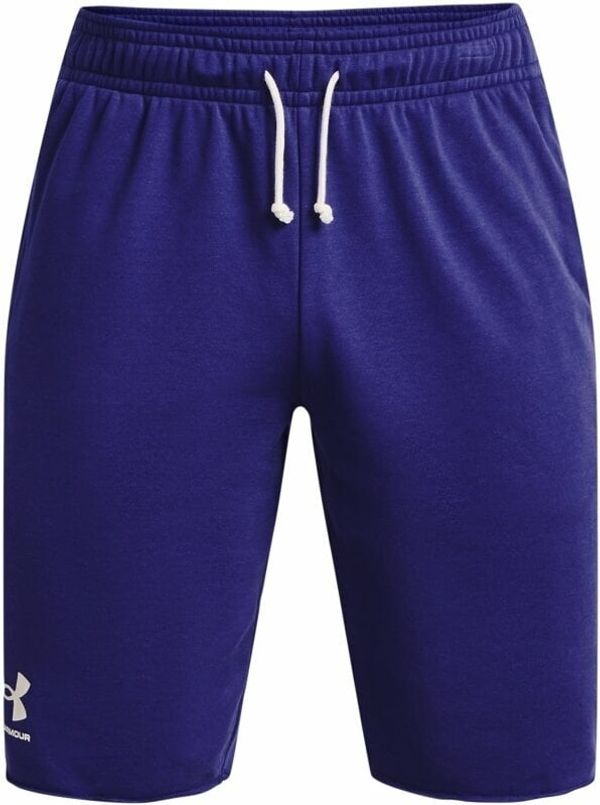 Under Armour Under Armour Men's UA Rival Terry Shorts Sonar Blue/Onyx White S Fitnes hlače