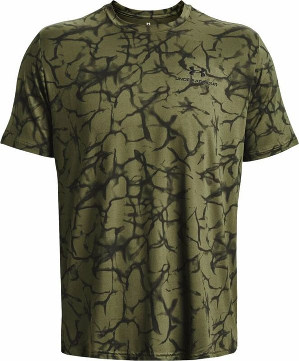 Under Armour Under Armour Men's UA Rush Energy Print Marine OD Marine OD Green/Black M Fitnes majica