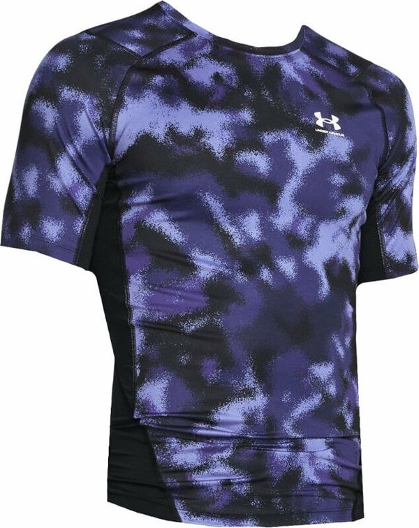 Under Armour Under Armour UA HG Armour Printed Short Sleeve Starlight/White L Fitnes majica
