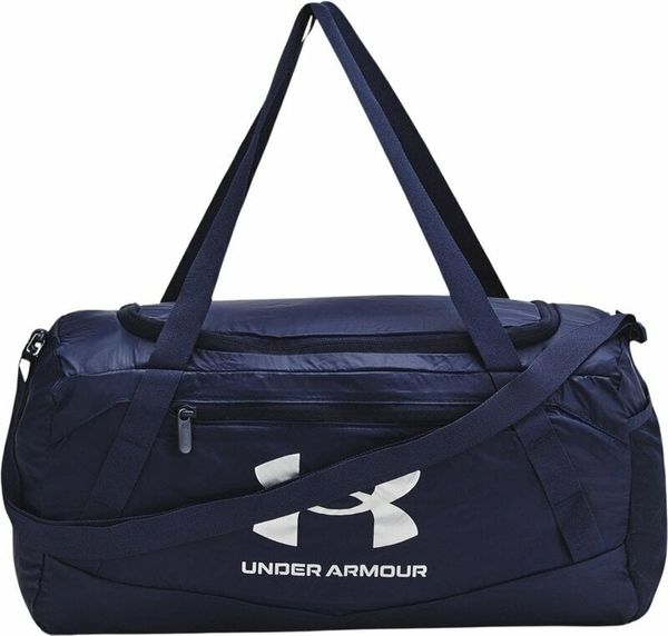 Under Armour Under Armour UA Hustle 5.0 Packable XS Duffle Midnight Navy/Metallic Silver 25 L Sport Bag