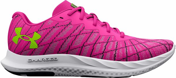 Under Armour Under Armour Women's UA Charged Breeze 2 Running Shoes Rebel Pink/Black/Lime Surge 36 Cestna tekaška obutev