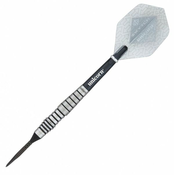 Unicorn Darts Unicorn Darts Swytch Black Tungsten 80% Steeltip 21 g Pikado