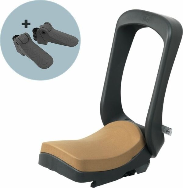 Urban Iki Urban Iki Junior Bike Seat Without Mounting Frame Bincho Black/Kurumi Brown Otroški sedeži in vozički