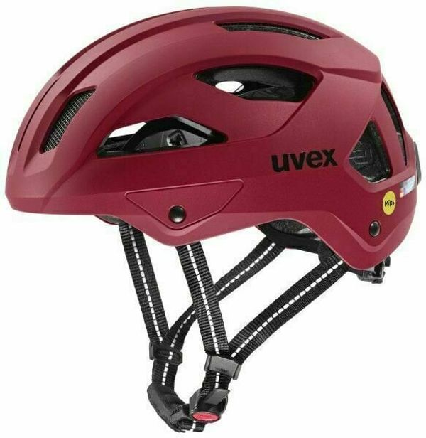 UVEX UVEX City Stride Mips Ruby Red Matt 56-59 Kolesarska čelada