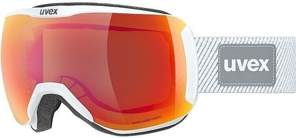 UVEX UVEX Downhill 2100 CV Planet Planet White Shiny/Mirror Scarlet/Green Smučarska očala