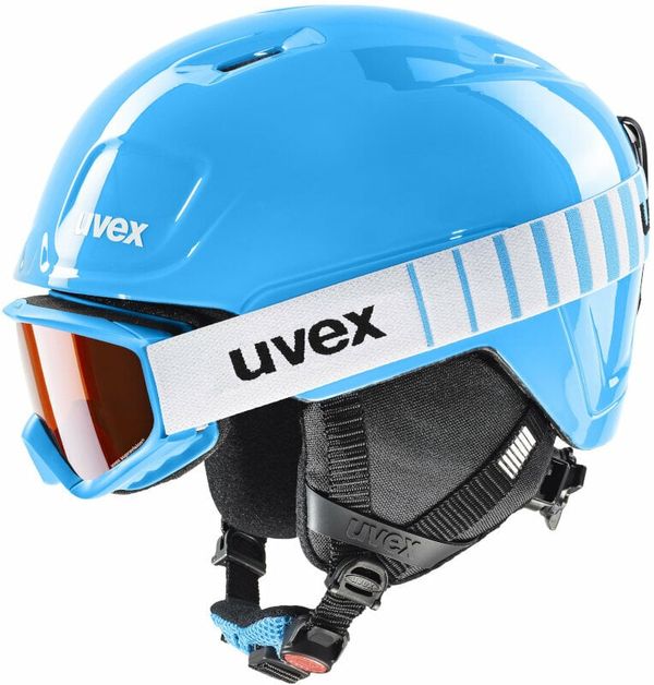 UVEX UVEX Heyya Set (Speedy Pro) Blue 46-50 cm Smučarska čelada