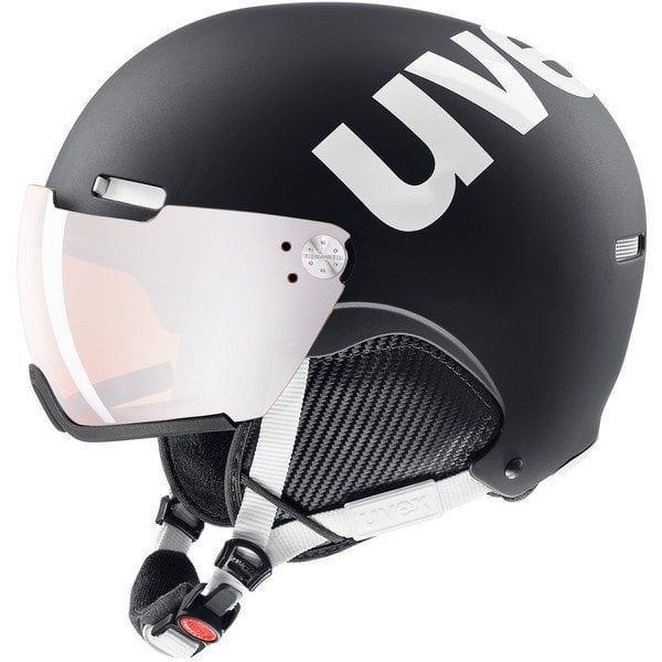 UVEX UVEX Hlmt 500 Visor Black/White Matt 52-55 cm Smučarska čelada