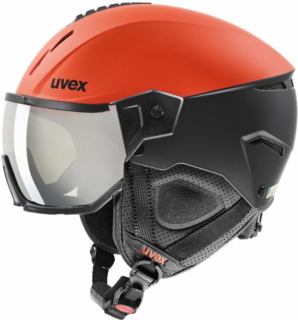 UVEX UVEX Instinct Visor Fierce Red/Black Mat 56-58 cm Smučarska čelada