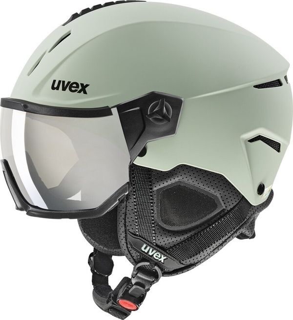 UVEX UVEX Instinct Visor Oxid Green Mat 53-56 cm Smučarska čelada